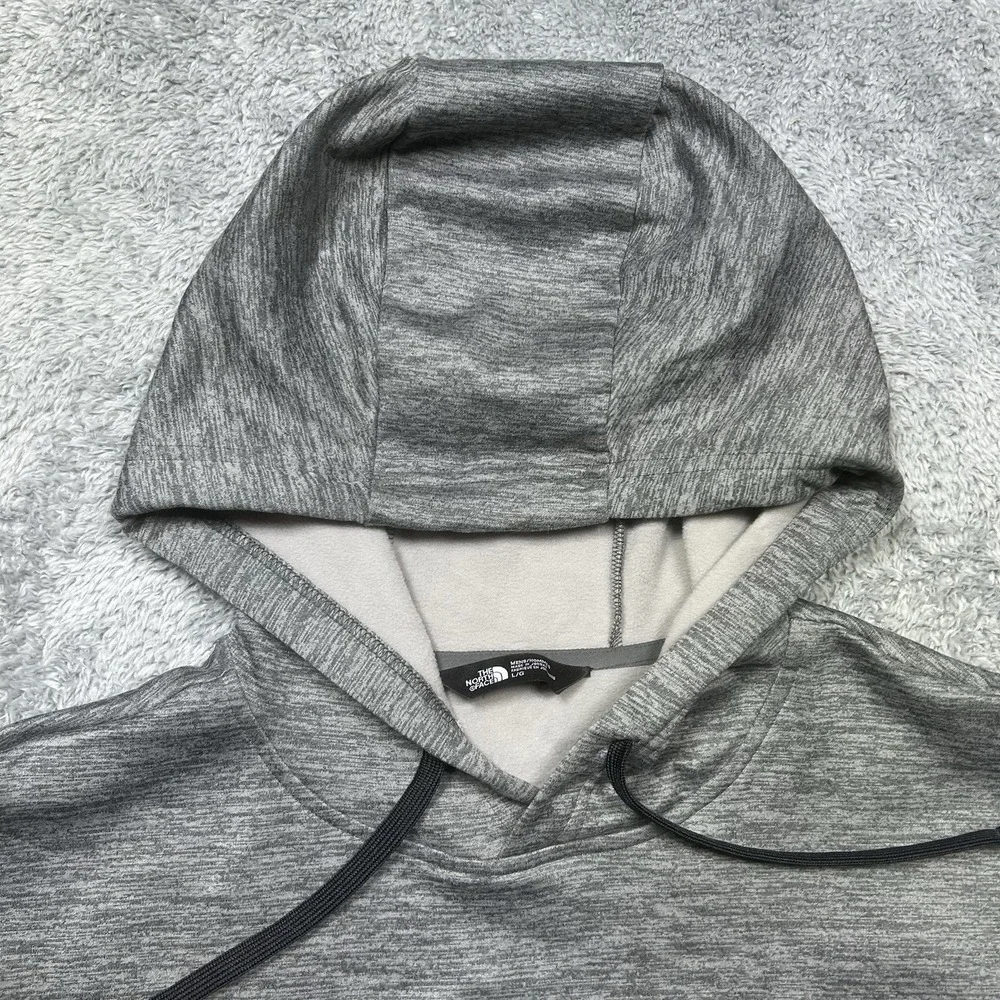 The North Face Hoodie Mens L Gray Pullover Sweatshirt Skate Grunge Activewear - Picture 7 of 14